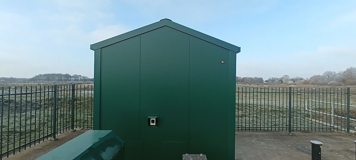 Vooraanzicht pompgemaal